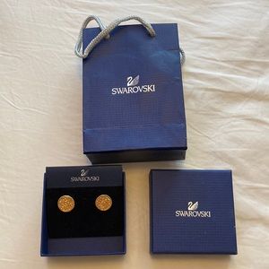 Swarovski stud earrings